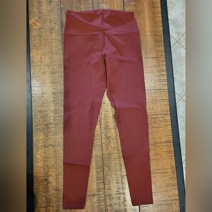 Grrrl Burgundy Leggings - Weili/Victoria - Small/medium